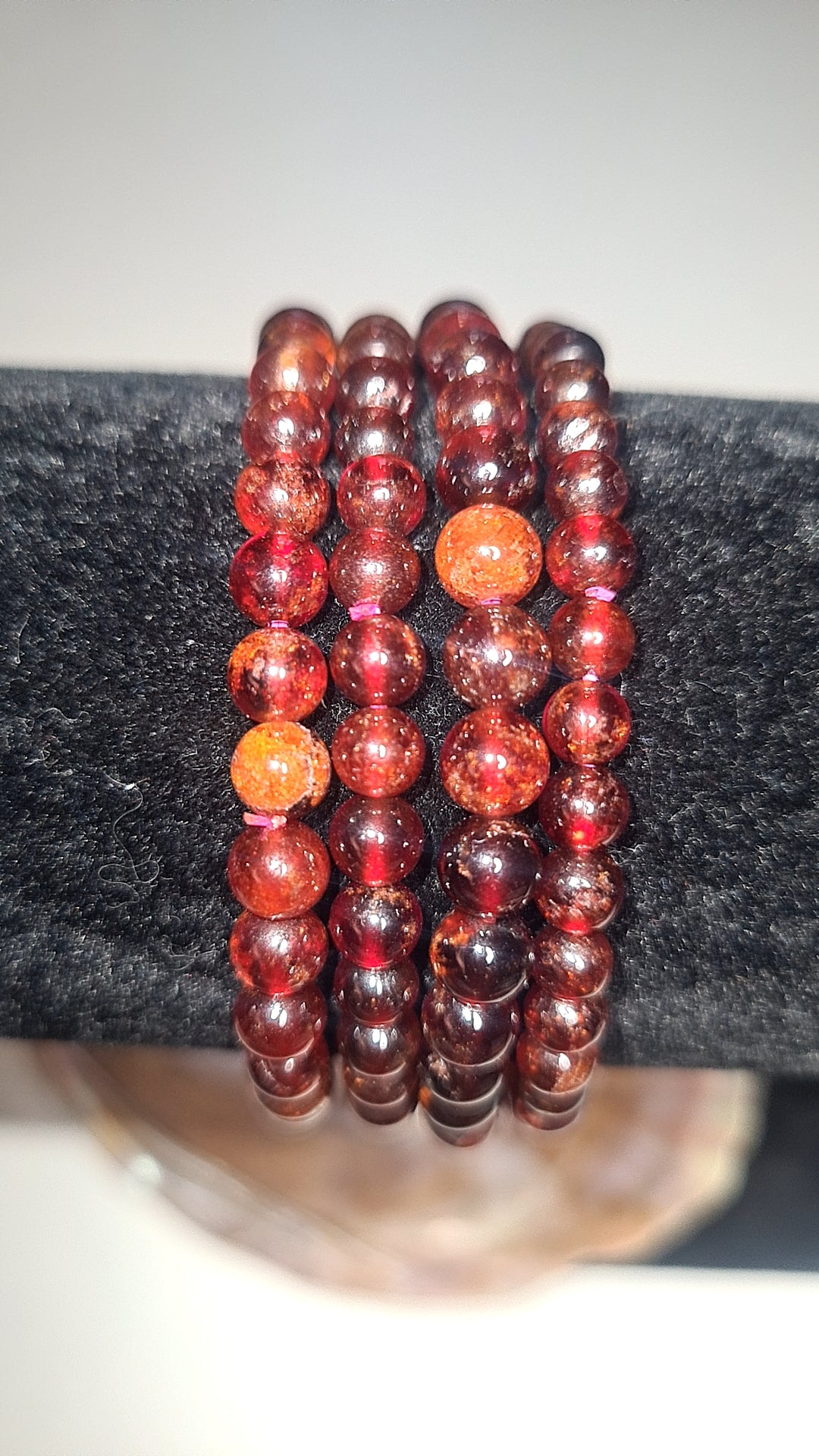 Garnet 6mm bracelet