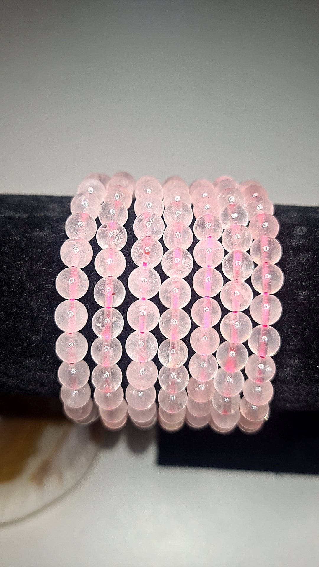Rose quartz 6mm bracelet