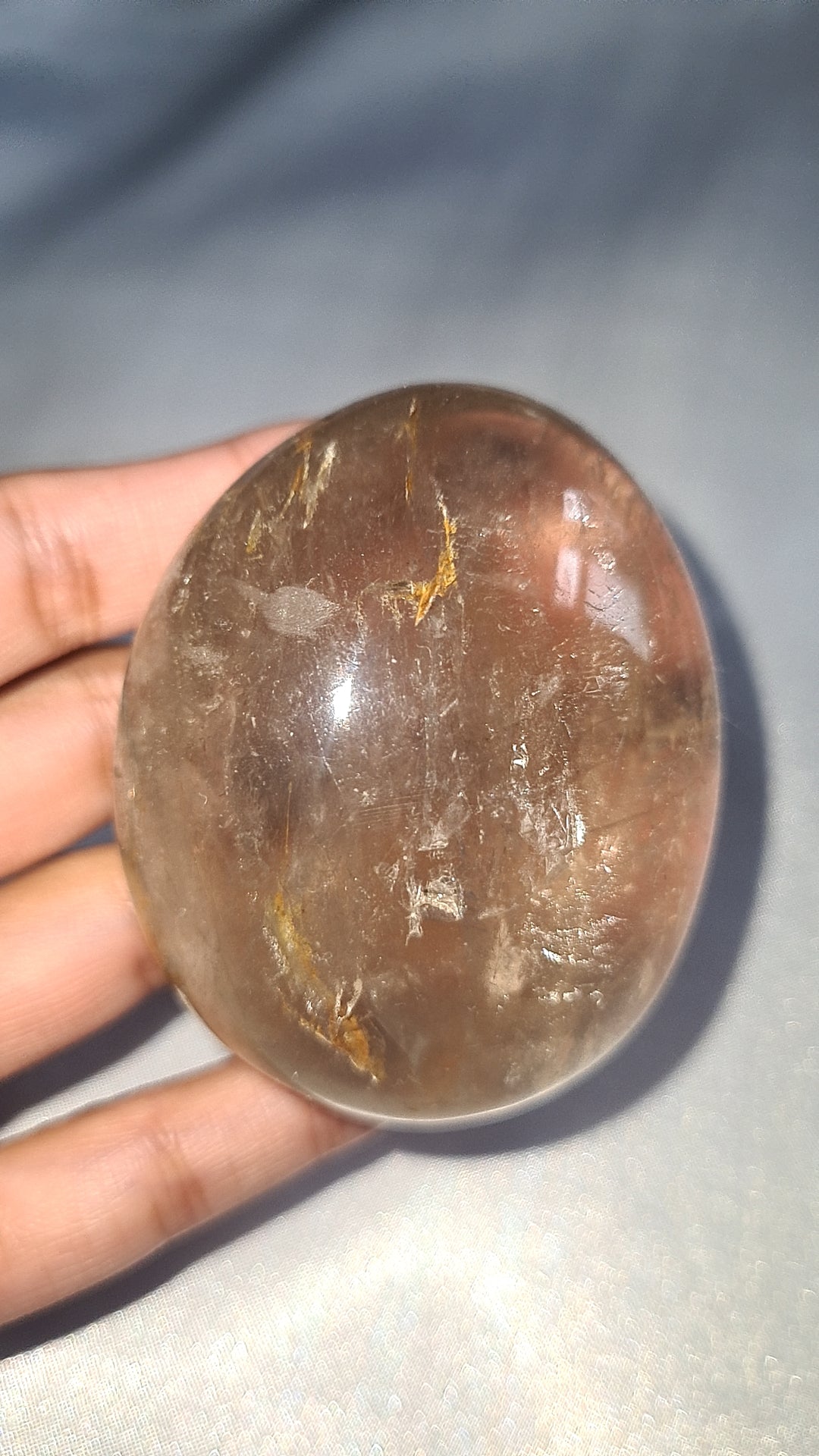 Smokey Quartz palmstone