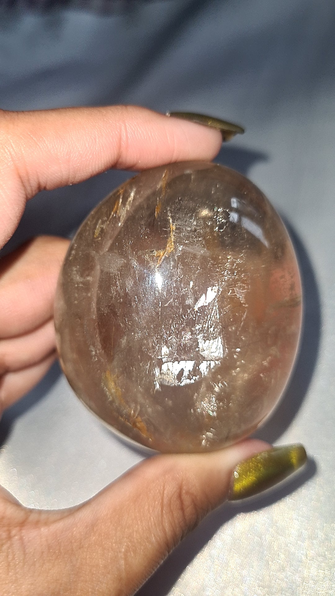 Smokey Quartz palmstone